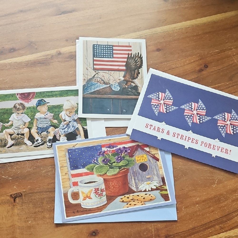Patriotic theme card bundle